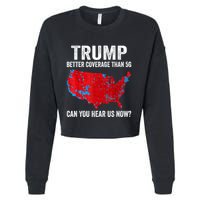 Trump Better Coverage Than 5g Can You Hear Us Now Politics Cropped Pullover Crew