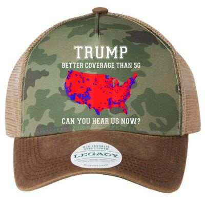 Trump Better Coverage Than 5g Can You Hear Us Now Legacy Tie Dye Trucker Hat