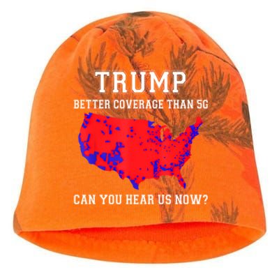 Trump Better Coverage Than 5g Can You Hear Us Now Kati - Camo Knit Beanie