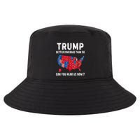 Trump Better Coverage Than 5g Can You Hear Us Now Usa Map Cool Comfort Performance Bucket Hat