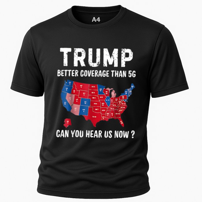 Trump Better Coverage Than 5g Can You Hear Us Now Usa Map Performance Shirt