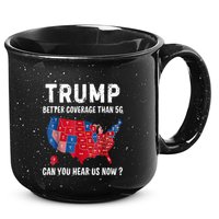 Trump Better Coverage Than 5g Can You Hear Us Now Usa Map 15oz Campfire Ceramic Mug