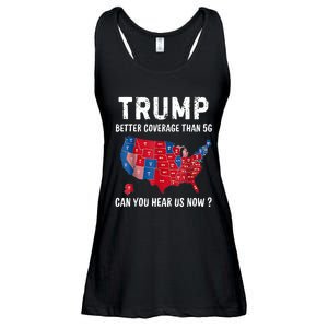 Trump Better Coverage Than 5g Can You Hear Us Now Usa Map Ladies Essential Flowy Tank