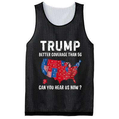 Trump Better Coverage Than 5g Can You Hear Us Now Usa Map Mesh Reversible Basketball Jersey Tank