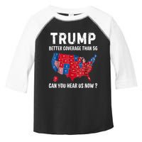 Trump Better Coverage Than 5g Can You Hear Us Now Usa Map Toddler Fine Jersey T-Shirt
