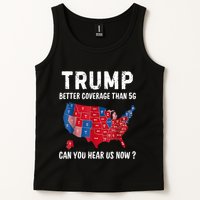 Trump Better Coverage Than 5g Can You Hear Us Now Usa Map Tank Top