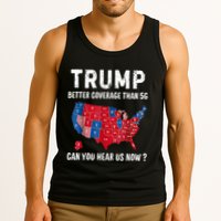 Trump Better Coverage Than 5g Can You Hear Us Now Usa Map Tank Top