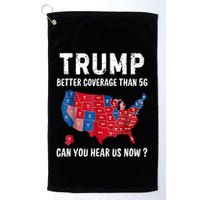 Trump Better Coverage Than 5g Can You Hear Us Now Usa Map Golf Towel