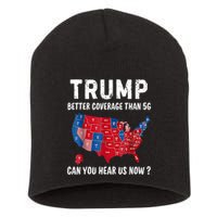 Trump Better Coverage Than 5g Can You Hear Us Now Usa Map Short Acrylic Beanie