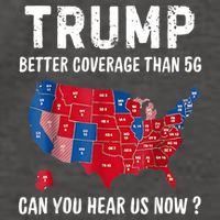 Trump Better Coverage Than 5g Can You Hear Us Now Usa Map Vector Backpack