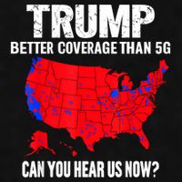 Trump Better Coverage Than 5g Can You Hear Us Now Ladies PosiCharge Tri-Blend Wicking Tank