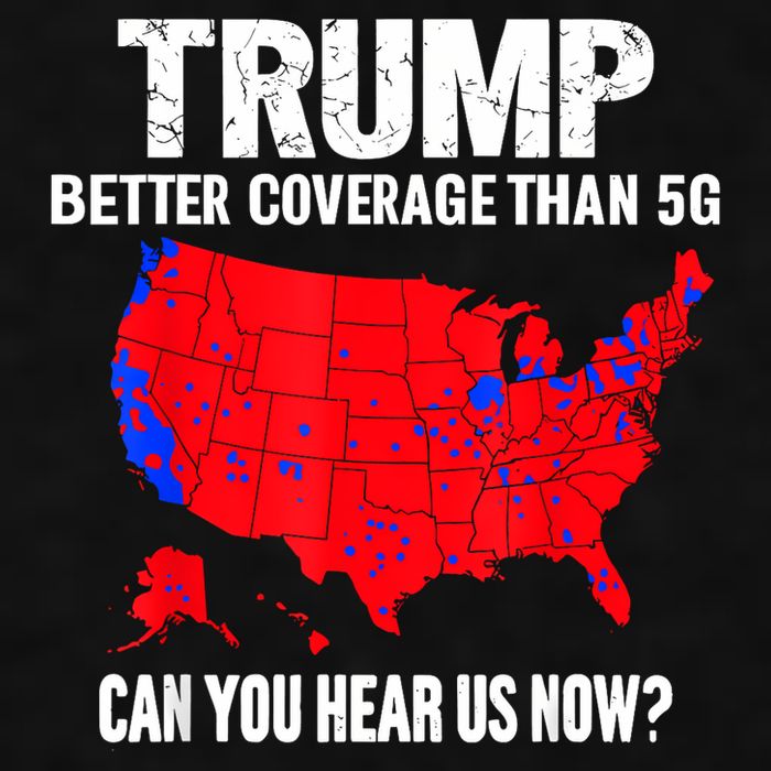Trump Better Coverage Than 5g Can You Hear Us Now Ladies PosiCharge Tri-Blend Wicking Tank