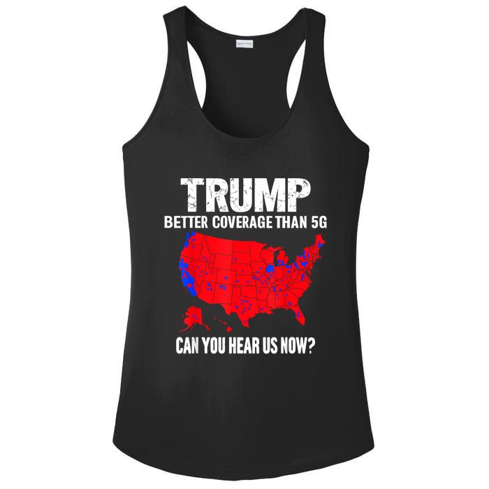 Trump Better Coverage Than 5g Can You Hear Us Now Ladies PosiCharge Competitor Racerback Tank