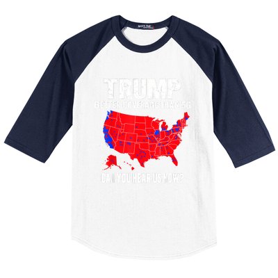 Trump Better Coverage Than 5g Can You Hear Us Now Baseball Sleeve Shirt