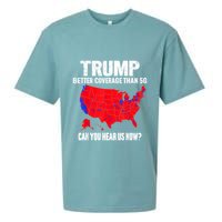 Trump Better Coverage Than 5g Can You Hear Us Now Sueded Cloud Jersey T-Shirt