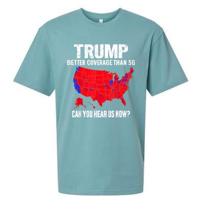 Trump Better Coverage Than 5g Can You Hear Us Now Sueded Cloud Jersey T-Shirt