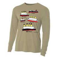 Titanic BritanicOPoseidon Carpathia Famous Ships. Cooling Performance Long Sleeve Crew