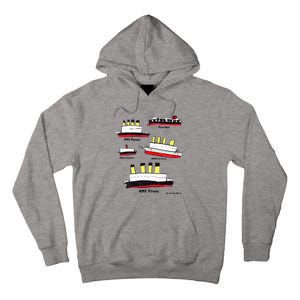 Titanic BritanicOPoseidon Carpathia Famous Ships. Tall Hoodie