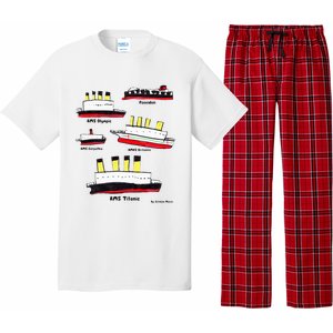 Titanic BritanicOPoseidon Carpathia Famous Ships. Pajama Set