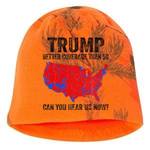 Trump Better Coverage Than 5g Can You Hear Us Now Politics Kati - Camo Knit Beanie