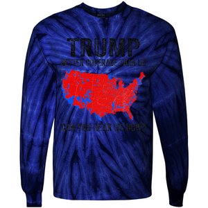 Trump Better Coverage Than 5g Can You Hear Us Now Politics Tie-Dye Long Sleeve Shirt