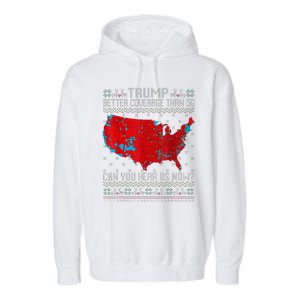 Trump Better Coverage Than 5g Can You Hear Us Now Sweater Garment-Dyed Fleece Hoodie