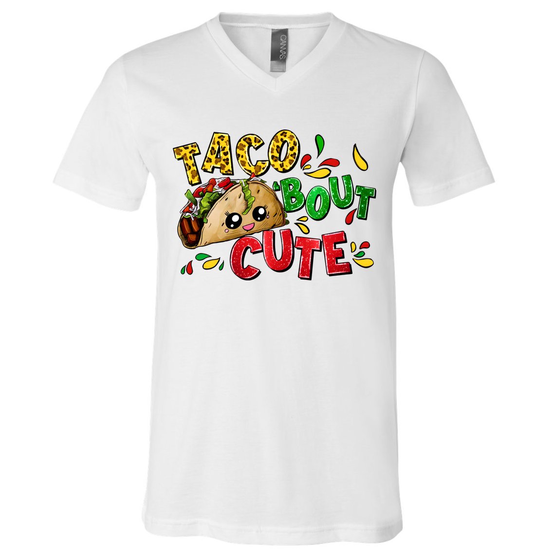 Taco Bout Cute Mexican Fiesta Party V-Neck T-Shirt