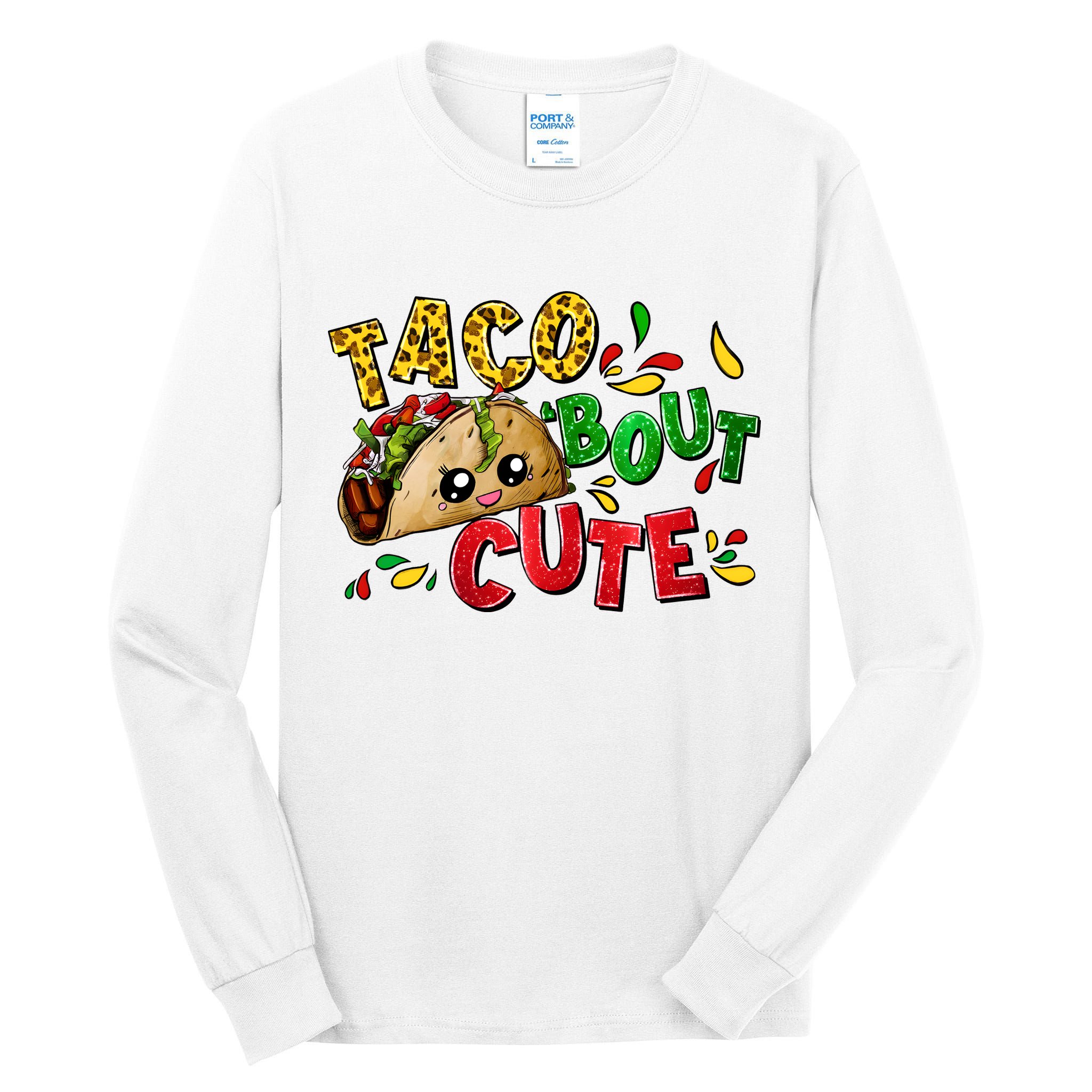 Taco Bout Cute Mexican Fiesta Party Tall Long Sleeve T-Shirt