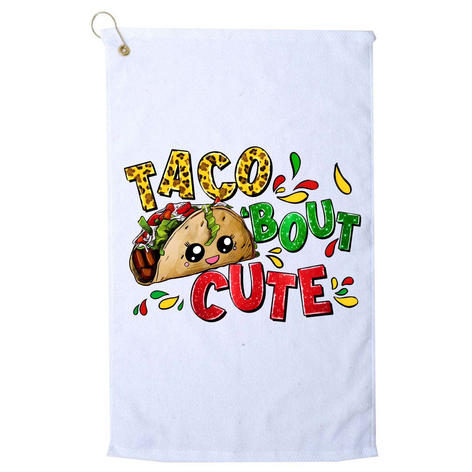 Taco Bout Cute Mexican Fiesta Party Golf Towel