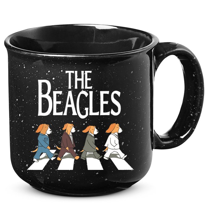 The Beagles Classic Beagle Dog For Beagle Lovers 15oz Campfire Ceramic Mug