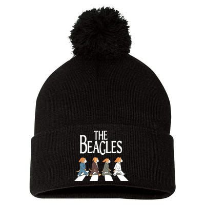 The Beagles Classic Beagle Dog For Beagle Lovers Pom Pom 12in Knit Beanie