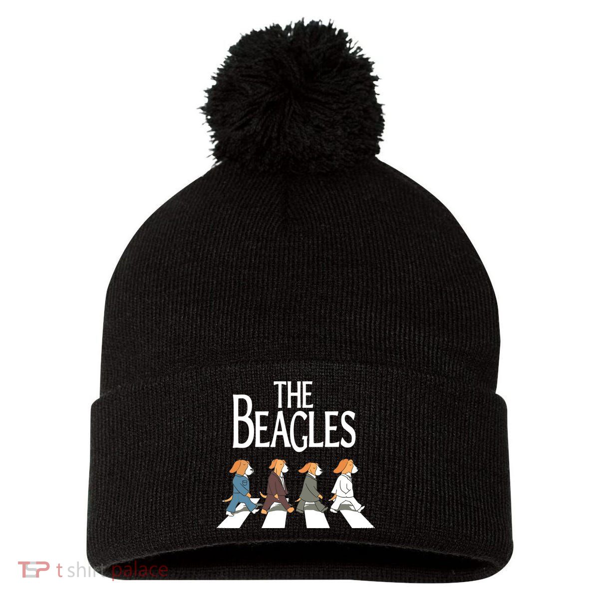 The Beagles Classic Beagle Dog For Beagle Lovers Pom Pom 12in Knit Beanie