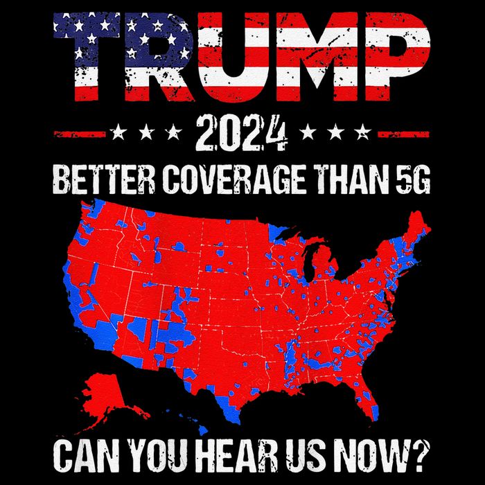 Trump Better Coverage Than 5g Can You Hear Us Now Flat Bill Trucker Hat