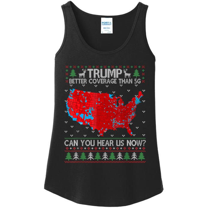 Trump Better Coverage Than 5g Can You Hear Us Now Sweater Ladies Essential Tank