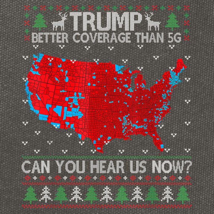 Trump Better Coverage Than 5g Can You Hear Us Now Sweater Cotton Canvas Backpack