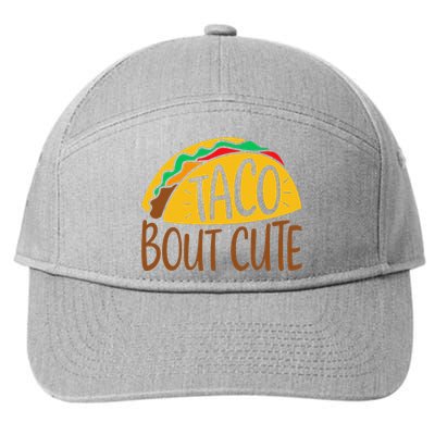 Taco Bout Cute Cinco De Mayo Fiesta Party Funny 7-Panel Snapback Hat