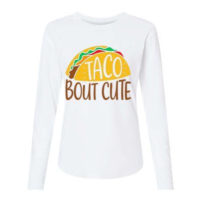 Taco Bout Cute Cinco De Mayo Fiesta Party Funny Womens Cotton Relaxed Long Sleeve T-Shirt