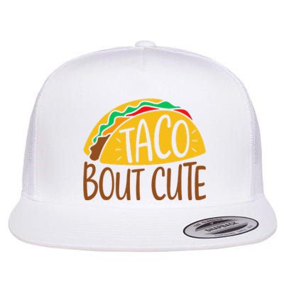 Taco Bout Cute Cinco De Mayo Fiesta Party Funny Flat Bill Trucker Hat