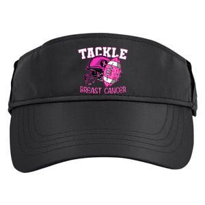 Tackle Breast Cancer Awareness American Footballribbon Adult Drive Performance Visor