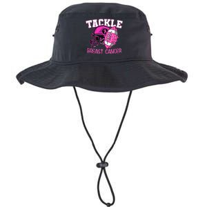 Tackle Breast Cancer Awareness American Footballribbon Legacy Cool Fit Booney Bucket Hat