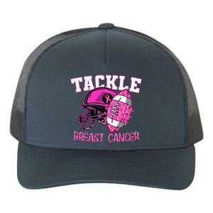 Tackle Breast Cancer Awareness American Footballribbon Yupoong Adult 5-Panel Trucker Hat