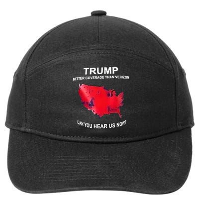 Trump Better Coverage Than Verizon Can You Hear Us Now 7-Panel Snapback Hat