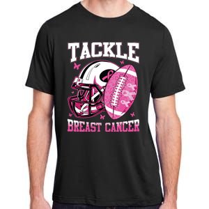 Tackle Breast Cancer Awareness Pink Ribbon Football Boy Kids Adult ChromaSoft Performance T-Shirt