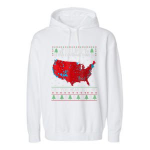 Trump Better Coverage Than 5g Can You Hear Us Now Gift Garment-Dyed Fleece Hoodie