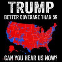 Trump Better Coverage Than 5g Can You Hear Us Now Politics Pom Pom 12in Knit Beanie