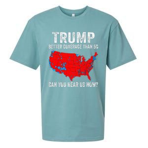 Trump Better Coverage Than 5g Can You Hear Us Now 2024 Sueded Cloud Jersey T-Shirt