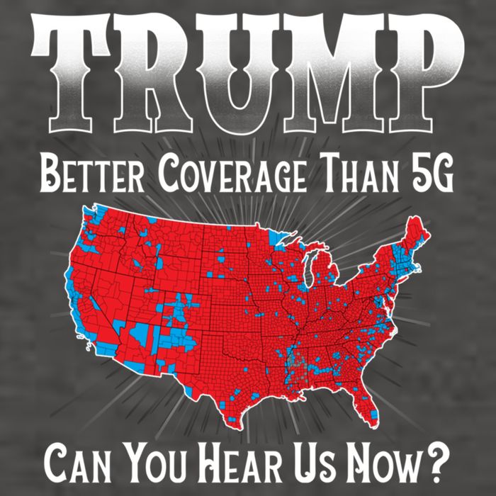 Trump Better Coverage Than 5g Can You Hear Us Now Politics Vector Backpack