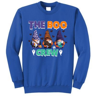 The Boo Crew Gnomes Gnome Halloween Pumpkin Gift Sweatshirt