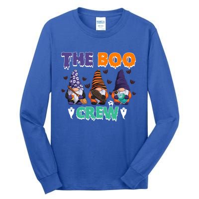 The Boo Crew Gnomes Gnome Halloween Pumpkin Gift Tall Long Sleeve T-Shirt