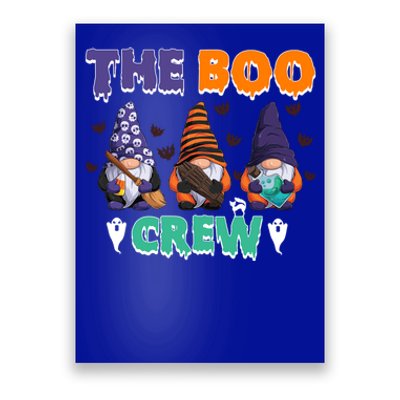 The Boo Crew Gnomes Gnome Halloween Pumpkin Gift Poster